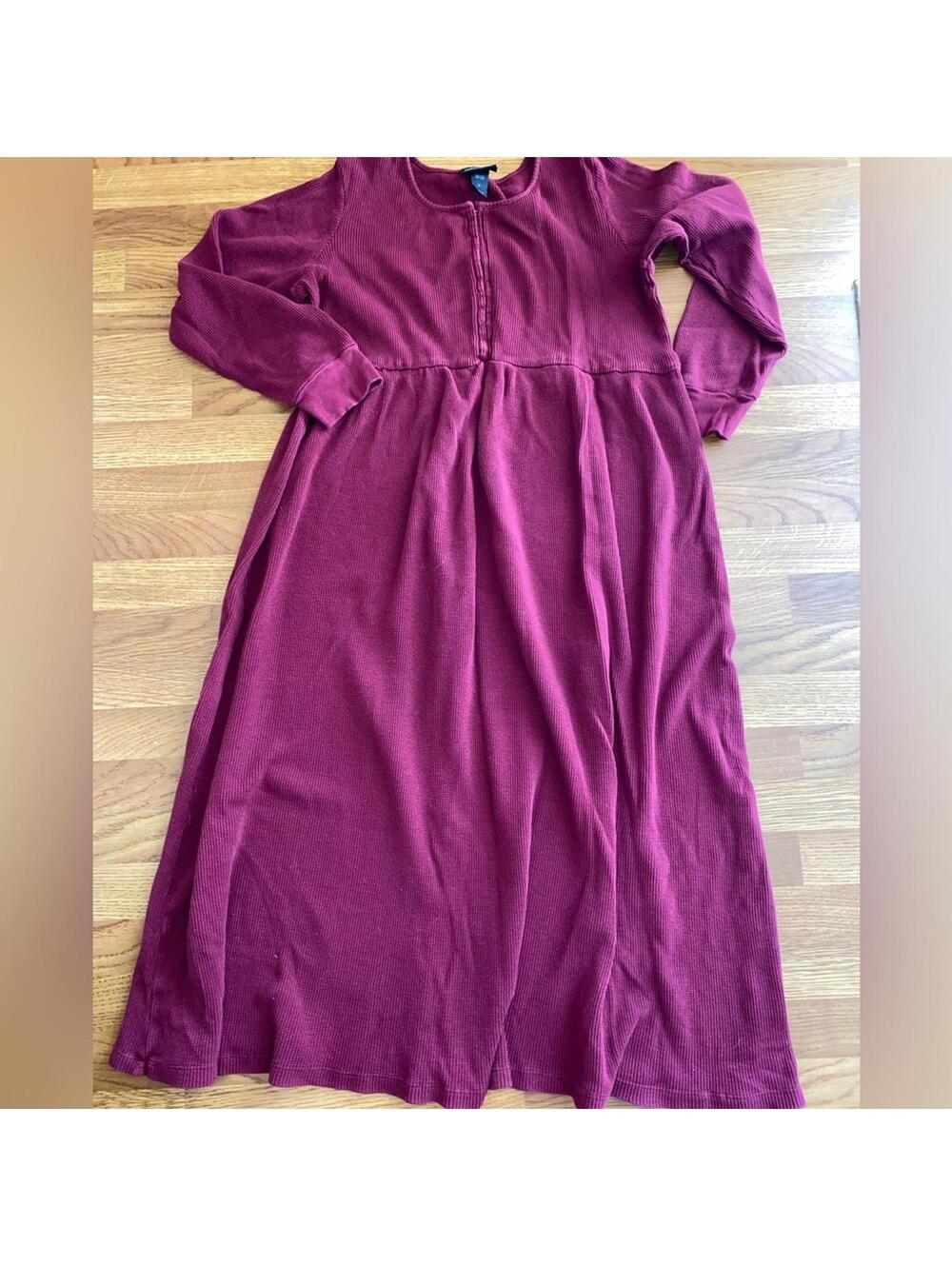 Vintage 80s Victorias Secret Moda International Thermal Maxi